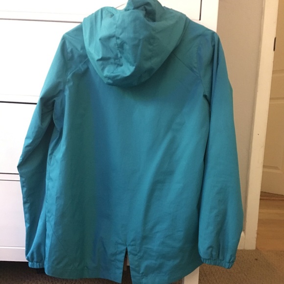 Teal kids raincoat - Picture 2 of 5